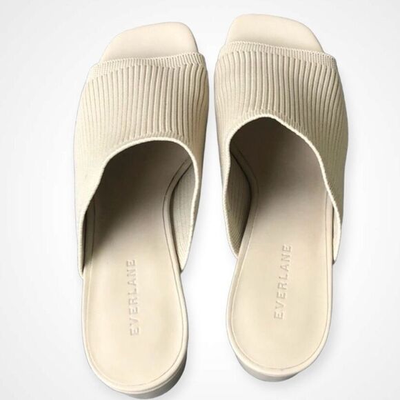 Everlane The Glove Mule in ReKnit White Bone Size 9 NEW - Picture 12 of 16